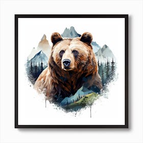 Grizzly Bear 1 Art Print