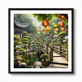 Garden of peace Art Print