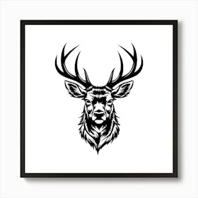 Deer Head.3 Art Print