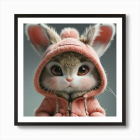 Cute Bunny 6 Affiche