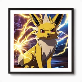 Pokemon Eevee 6 Art Print