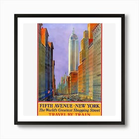 Fifth Avenue New York City Art Print