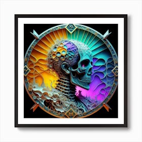 Skull Of A Man Art Print