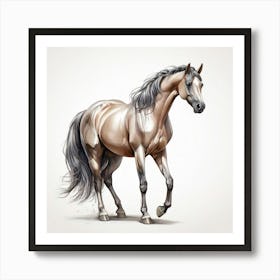 Horse Portrait Art Print