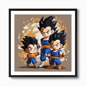Dragon Ball Family Art Print