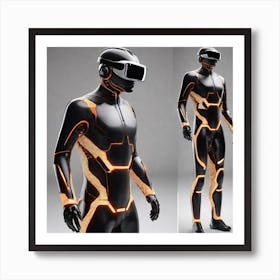 Futuristic Suit 61 Art Print