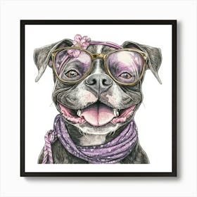 Sassy Dog 1 Art Print