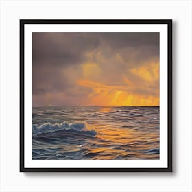 Golden Skies Art Print