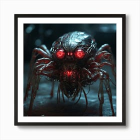 Red Spider Art Print