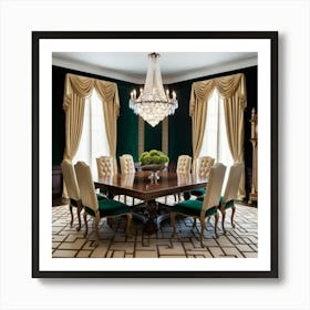 Formal Dining Room 1 Art Print