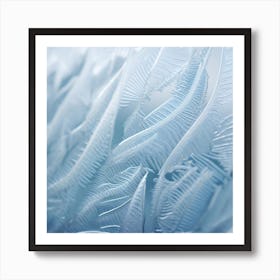 Frost On Glass 1 Art Print