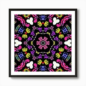 Psychedelic Mandala 135 Affiche