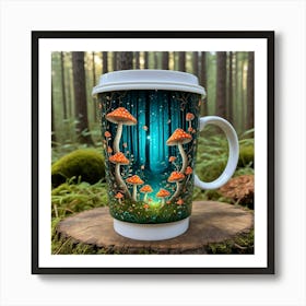 Mushroom Forest 5 Art Print