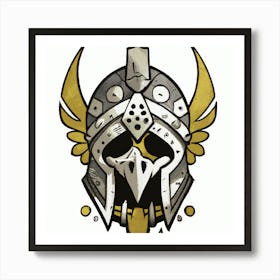 Viking Helmet 2 Art Print