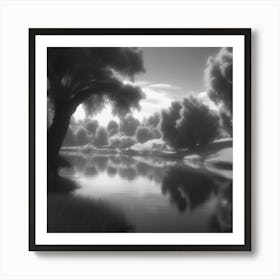 Black And White Art Print