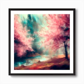 Cherry Blossoms Art Print