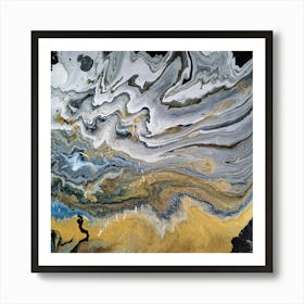 Golden Sandstorm Art Print