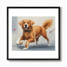 Golden Retriever 4 Art Print