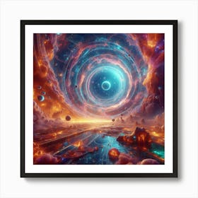 Space Vortex Art Print