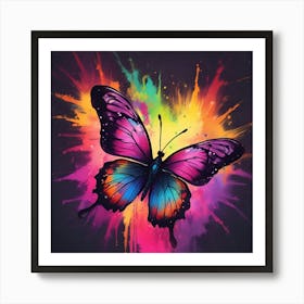 Colorful Butterfly 152 Art Print