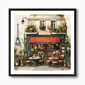 Old Paris By Csaba Fikker 13 Art Print