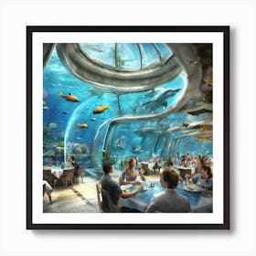 World'S Largest Aquarium Art Print