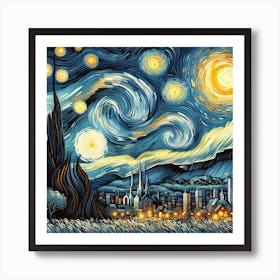 Starry Night 5 Art Print