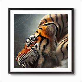 The Tiger Art Print