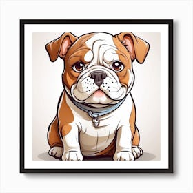 Bulldog Dog Art Print