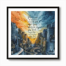 City Of Angels Art Print