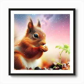 Creative Wild Animal Representation 1 Art Print