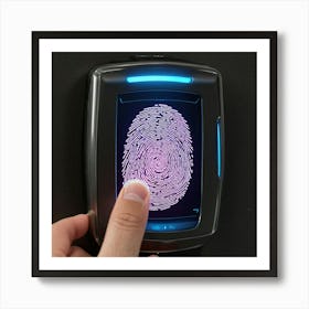 Fingerprint Scanner 3 Art Print