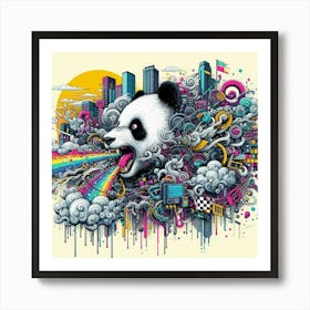 Panda Bear 10 Art Print