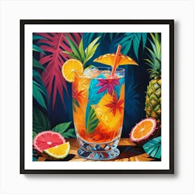 Tropical Cocktail 3 Póster