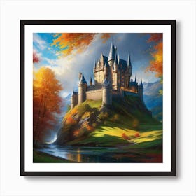 Harry Potter Castle 4 Art Print