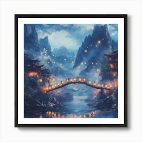 Chinese Lanterns Art Art Print