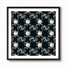 Black And White Pattern Art Print