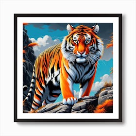 Tiger In The Jungle  Affiche