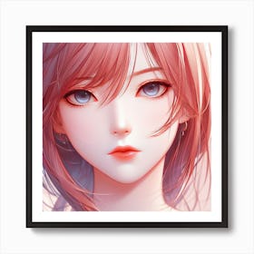 Anime Girl (13) Art Print