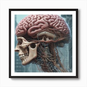 Human Brain 33 Art Print