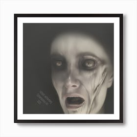 Face Of A Woman 4 Art Print