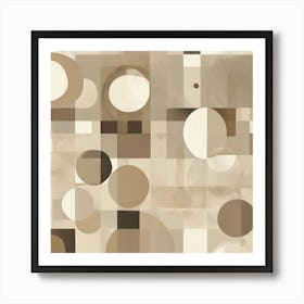 Abstract Circles 12 Art Print