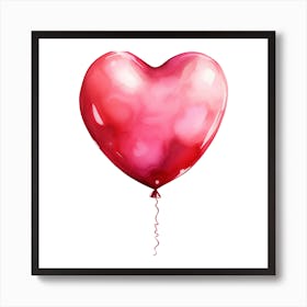 Heart Balloon Art Print