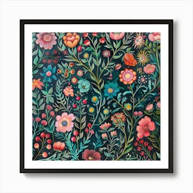 Dark Garden (10) Art Print