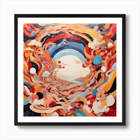 Infinite Horizons (2) Art Print