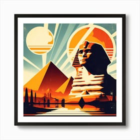 Egyptian Art 1 Art Print