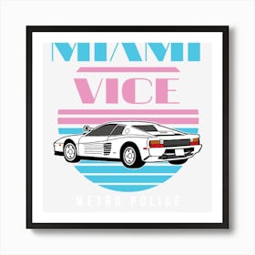 Miami Vice NV (7) Art Print
