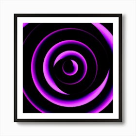 Purple Spiral 1 Poster