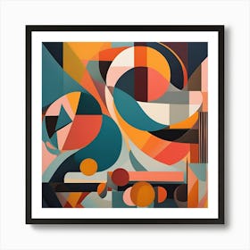 Abstract Harmony Painting 1 Art Print