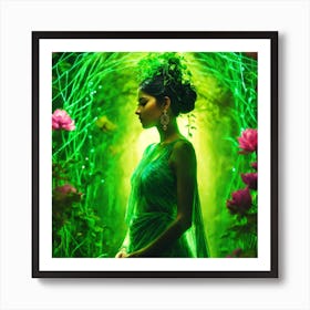 Beautiful woman 12 Art Print